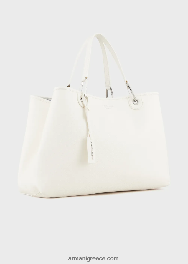 γυναίκες Armani μεγάλη τσάντα myea shopper με στάμπα ελαφιού 4046R6689 διχρωμία