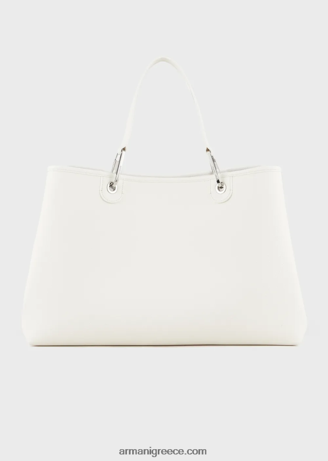 γυναίκες Armani μεγάλη τσάντα myea shopper με στάμπα ελαφιού 4046R6689 διχρωμία
