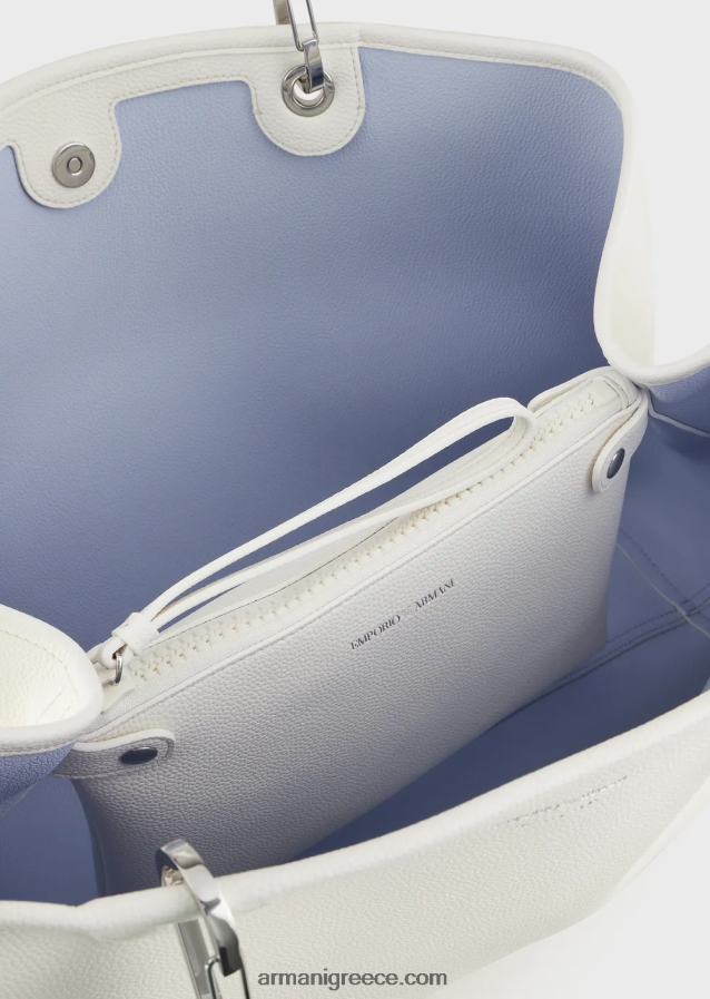 γυναίκες Armani μεγάλη τσάντα myea shopper με στάμπα ελαφιού 4046R6689 διχρωμία