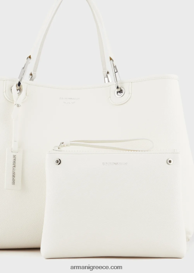 γυναίκες Armani μεγάλη τσάντα myea shopper με στάμπα ελαφιού 4046R6689 διχρωμία