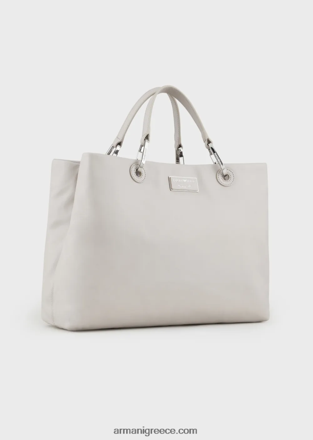 γυναίκες Armani μεσαία myea shopper τσάντα από οικολογικό δέρμα 4046R6715 πάγος