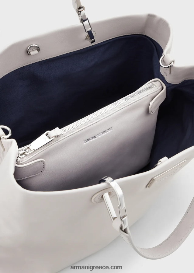 γυναίκες Armani μεσαία myea shopper τσάντα από οικολογικό δέρμα 4046R6715 πάγος