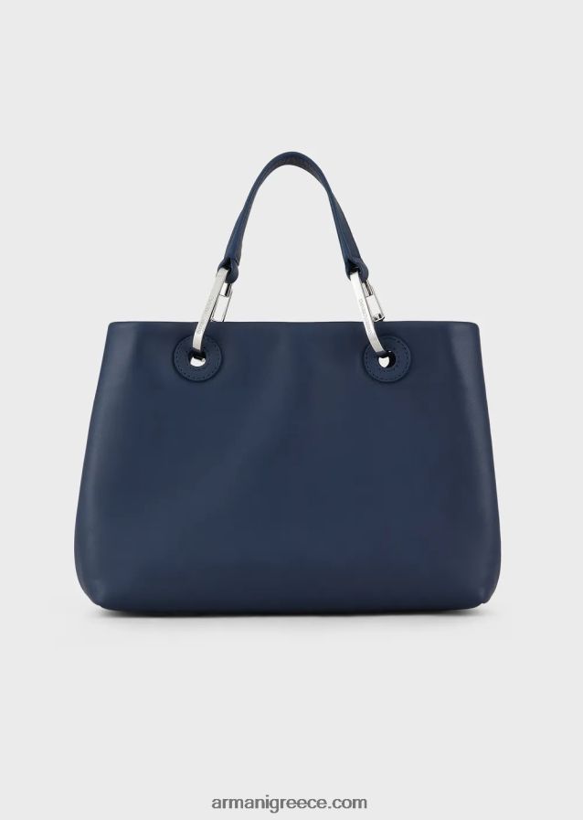 γυναίκες Armani μικρή τσάντα myea shopper από οικολογικό δέρμα 4046R6718 ναυτικό μπλε