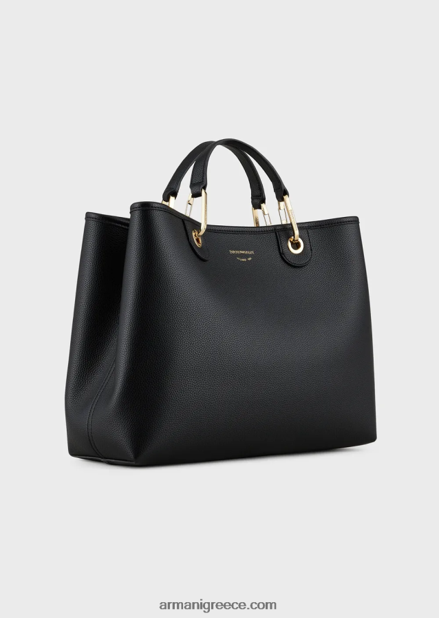 γυναίκες Armani μεσαία myea shopper bag με στάμπα ελαφιού 4046R6673 βοός