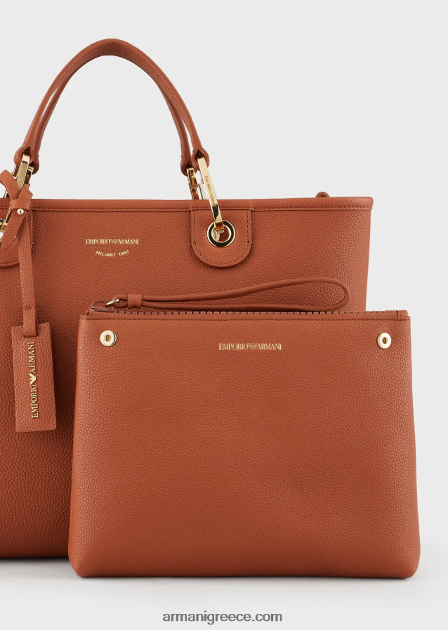 γυναίκες Armani μεσαία myea shopper bag με στάμπα ελαφιού 4046R6675