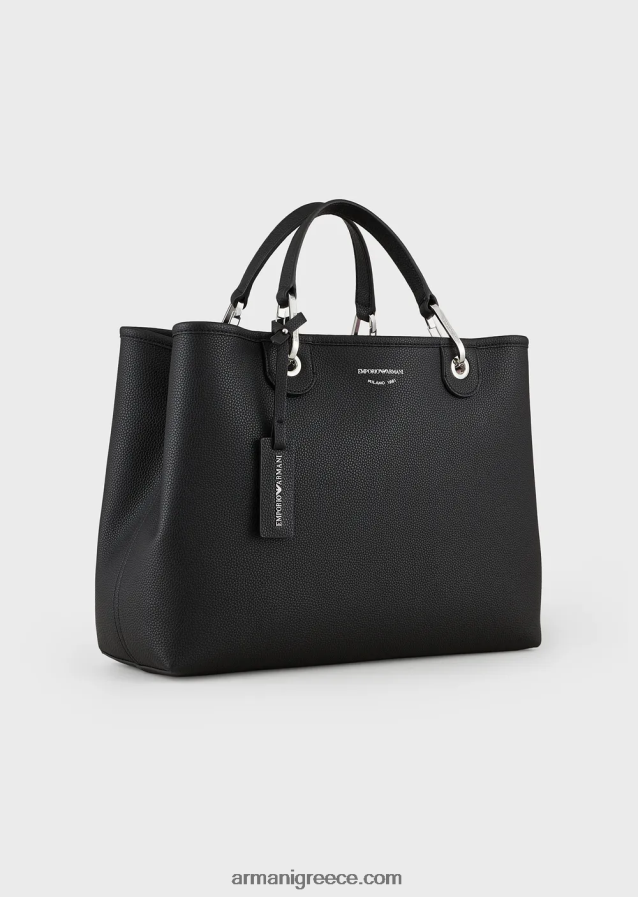 γυναίκες Armani μεσαία myea shopper bag με στάμπα ελαφιού 4046R6678 διχρωμία
