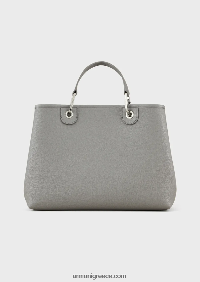 γυναίκες Armani μεσαία myea shopper bag με στάμπα ελαφιού 4046R6679 γκρί
