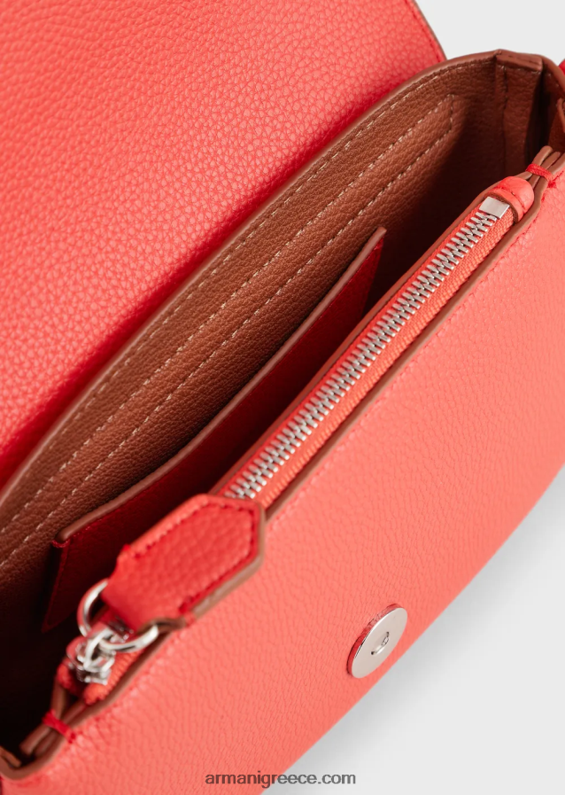 γυναίκες Armani μίνι τσάντα με στάμπα ελαφιού 4046R6577 πορτοκάλι