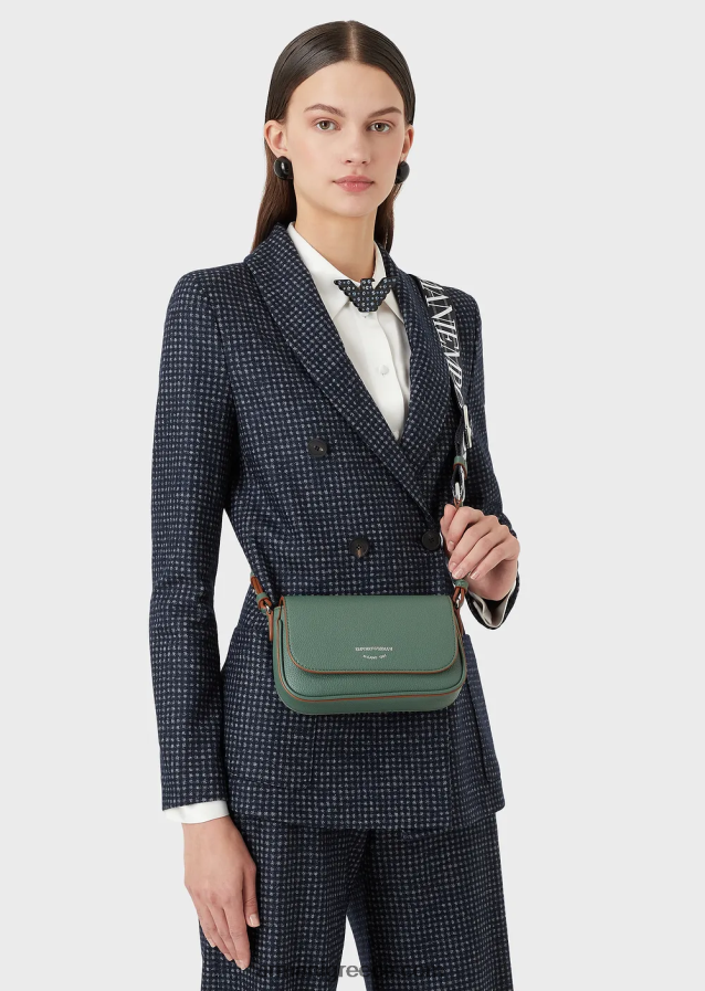 γυναίκες Armani μίνι τσάντα με στάμπα ελαφιού 4046R6578 πράσινος