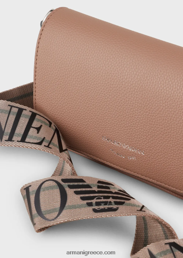 γυναίκες Armani μίνι τσάντα με στάμπα ελαφιού 4046R6580 καμήλα