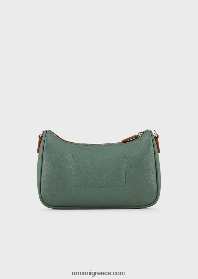 γυναίκες Armani τσάντα μπαγκέτας με στάμπα ελαφιού 4046R6593 πράσινος