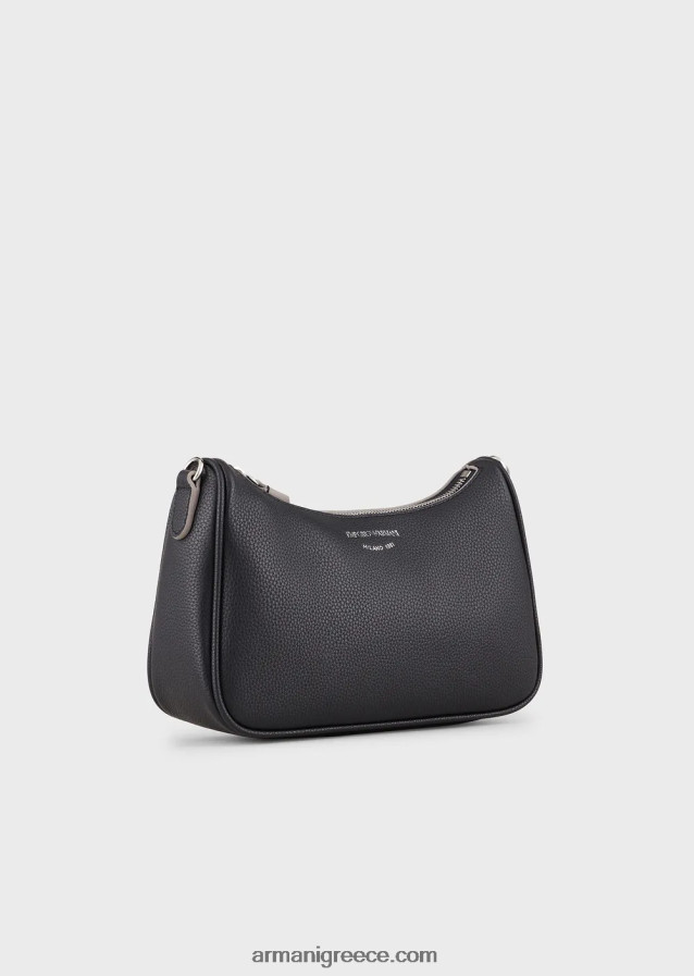 γυναίκες Armani τσάντα μπαγκέτας με στάμπα ελαφιού 4046R6594 ναυτικό μπλε