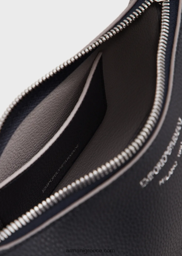 γυναίκες Armani τσάντα μπαγκέτας με στάμπα ελαφιού 4046R6594 ναυτικό μπλε