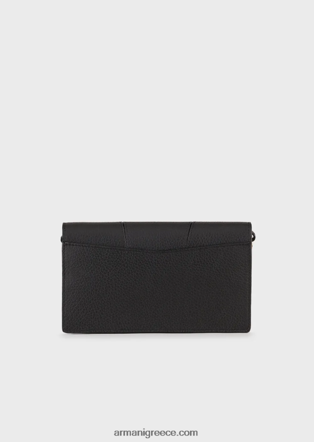 γυναίκες Armani Δερμάτινη τσάντα ώμου με στάμπα από δέρμα ελαφιού με θήκη για κάρτες 4046R6613