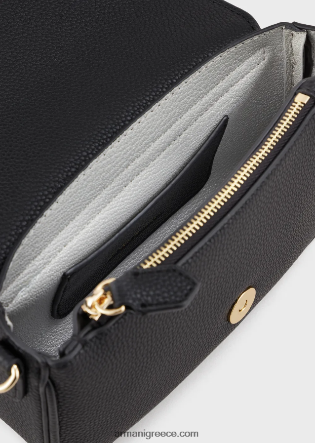 γυναίκες Armani μίνι τσάντα με στάμπα ελαφιού 4046R6623 μαύρος