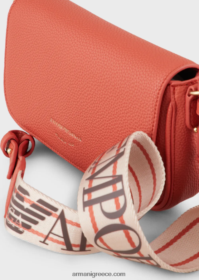 γυναίκες Armani μίνι τσάντα με στάμπα ελαφιού 4046R6624 καφέ