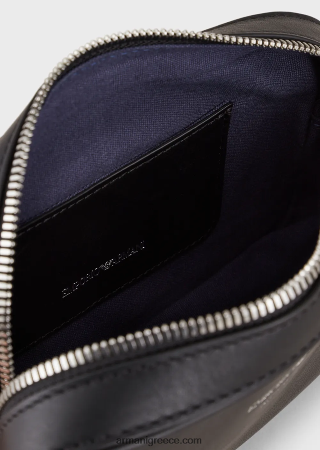 γυναίκες Armani Θήκη κάμερας οικολογική-δερμάτινη με ιμάντα ώμου 4046R6628 μαύρος