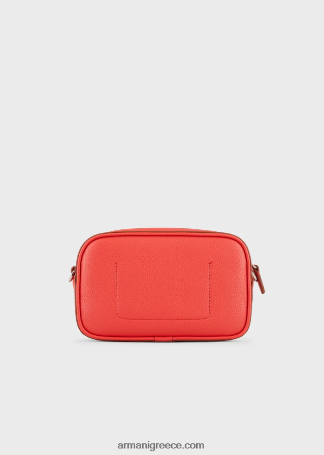 γυναίκες Armani Θήκη κάμερας deer-print με ιμάντα ώμου 4046R6582 πορτοκάλι