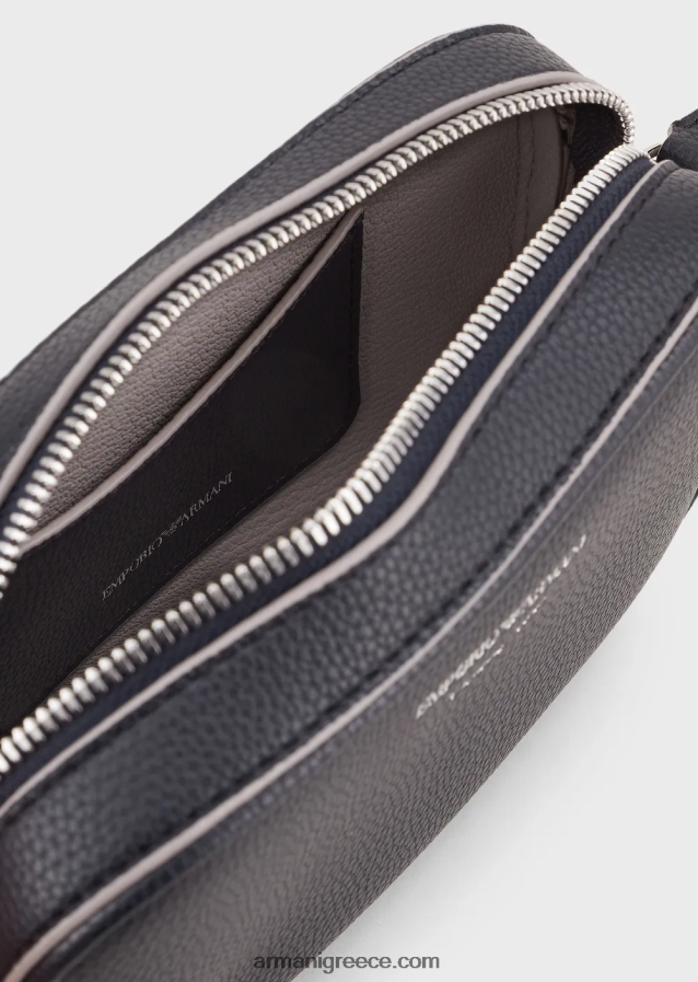 γυναίκες Armani Θήκη κάμερας deer-print με ιμάντα ώμου 4046R6585 ναυτικό μπλε