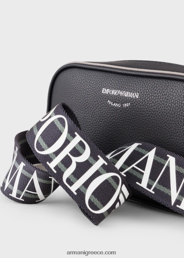 γυναίκες Armani Θήκη κάμερας deer-print με ιμάντα ώμου 4046R6585 ναυτικό μπλε