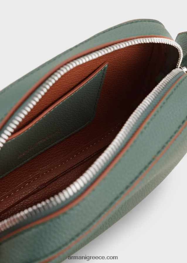 γυναίκες Armani Θήκη κάμερας deer-print με ιμάντα ώμου 4046R6586 καμήλα