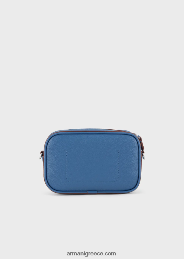 γυναίκες Armani Θήκη κάμερας deer-print με ιμάντα ώμου 4046R6587 μπλε