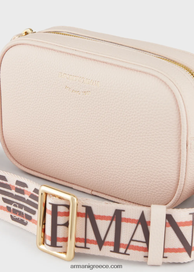 γυναίκες Armani Θήκη κάμερας deer-print με ιμάντα ώμου 4046R6626 γυμνός