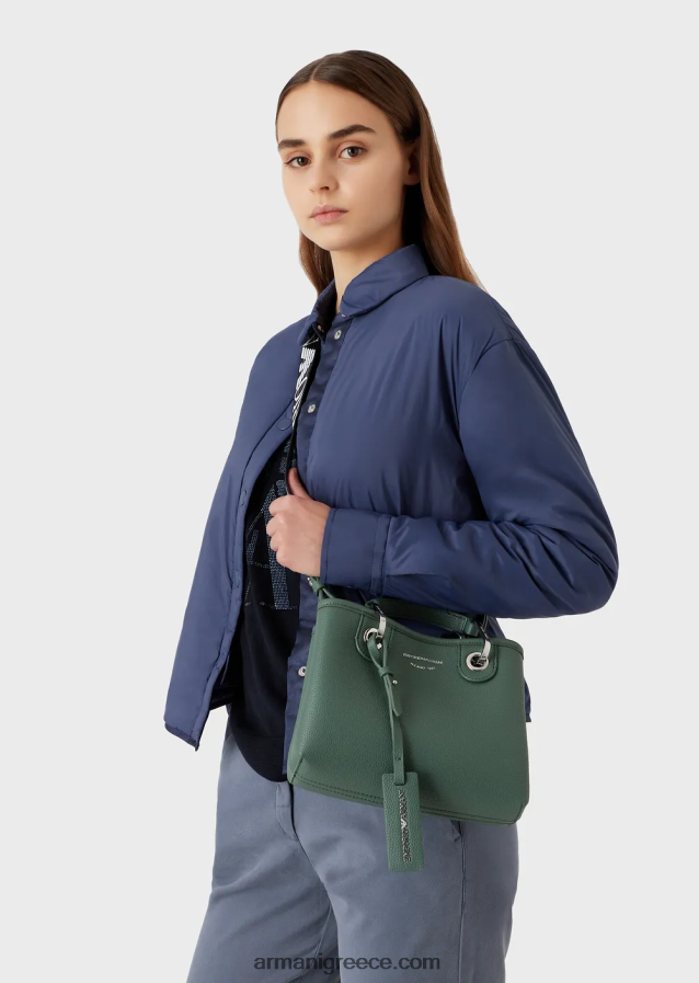 γυναίκες Armani μίνι τσάντα myea με στάμπα ελαφιού 4046R6596 πράσινος