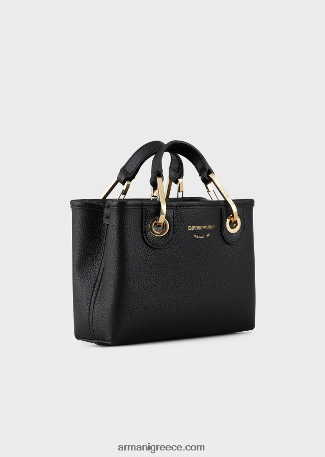 γυναίκες Armani μίνι τσάντα myea με στάμπα ελαφιού 4046R6606 βαθύ μαύρο