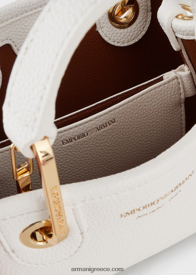 γυναίκες Armani μίνι τσάντα myea με στάμπα ελαφιού 4046R6607 άσπρο