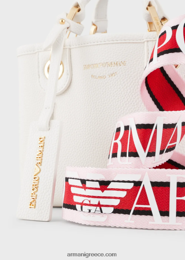 γυναίκες Armani μίνι τσάντα myea με στάμπα ελαφιού 4046R6607 άσπρο