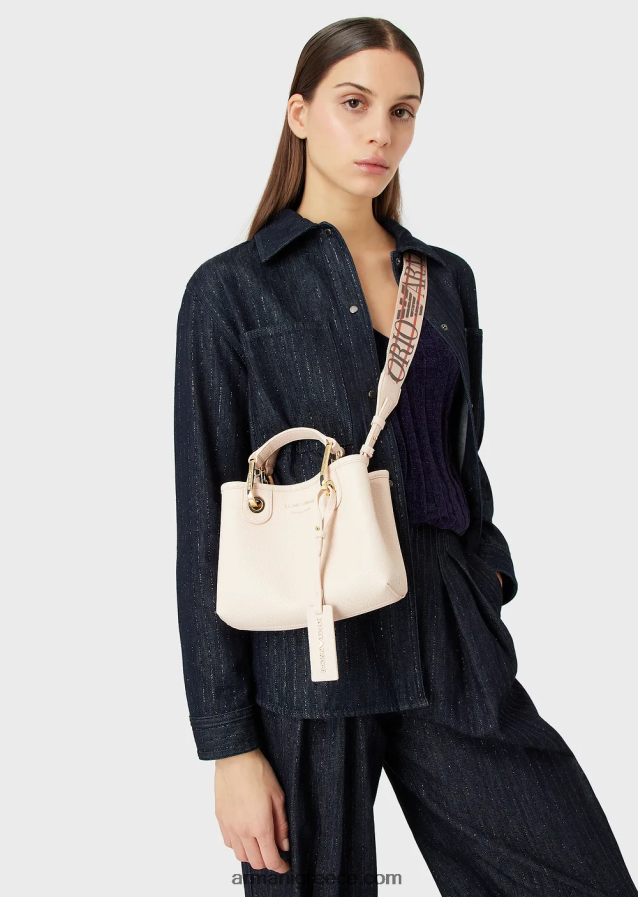 γυναίκες Armani μίνι τσάντα myea με στάμπα ελαφιού 4046R6608 γυμνός