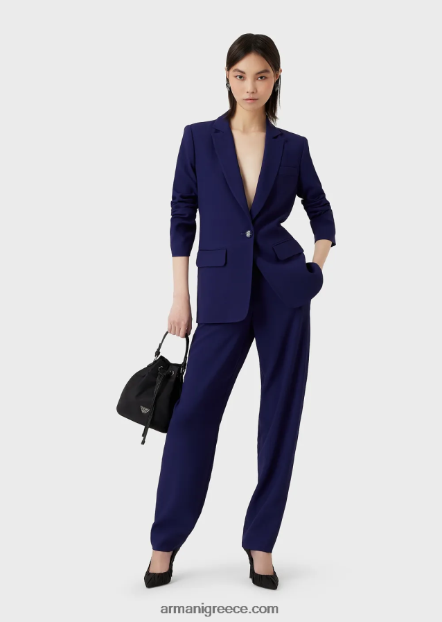 γυναίκες Armani ανακυκλωμένη νάιλον τσάντα με είδη πρώτης ανάγκης για ταξίδια 4046R6742 μαύρος