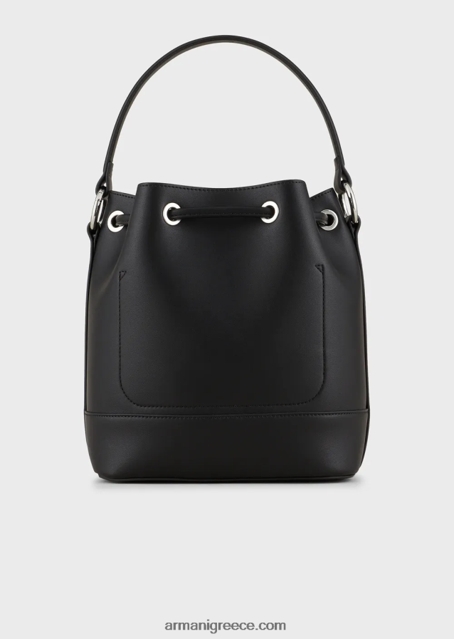 γυναίκες Armani bucket bag με ιμάντα ώμου 4046R6740 μαύρος
