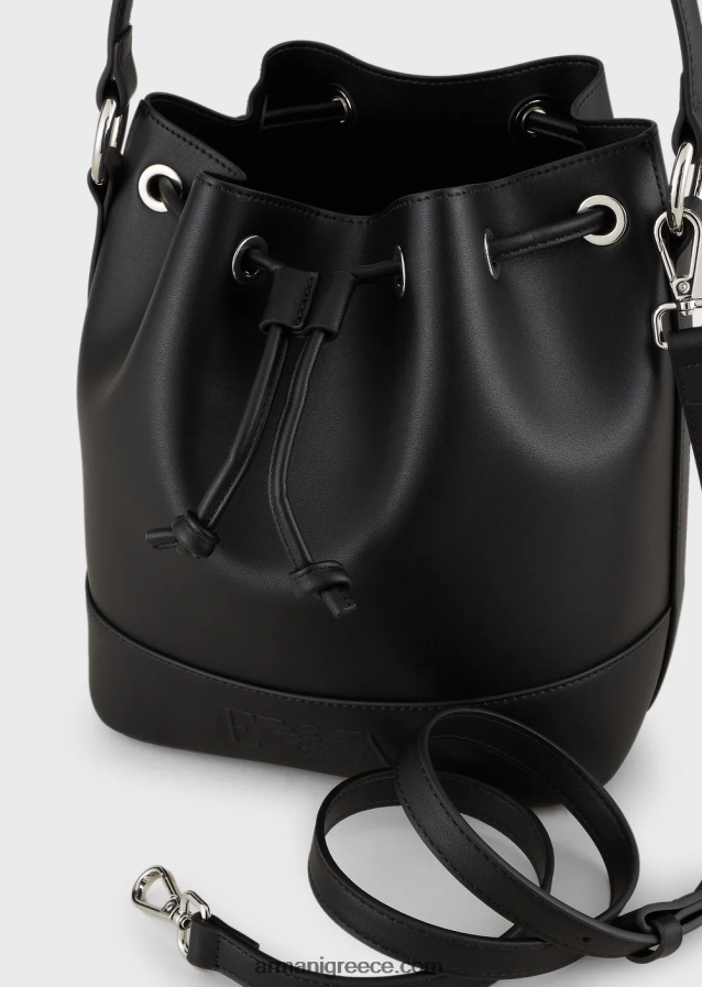 γυναίκες Armani bucket bag με ιμάντα ώμου 4046R6740 μαύρος
