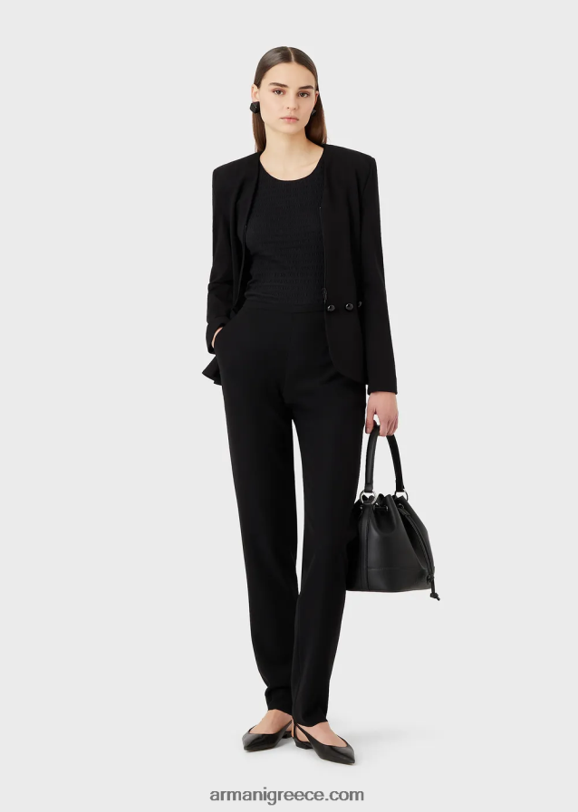 γυναίκες Armani bucket bag με ιμάντα ώμου 4046R6740 μαύρος