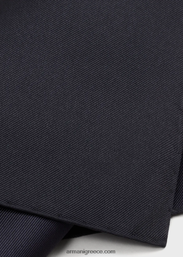 άνδρες Armani Μεταξωτό τετράγωνο τσέπης σε οθωμανικό στυλ 4046R62137 ναυτικό μπλε