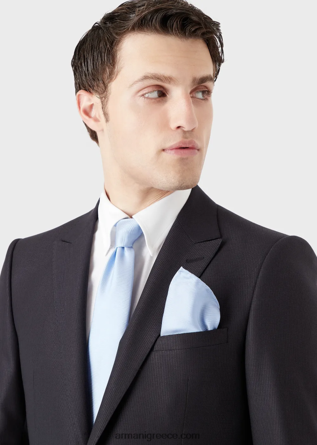 άνδρες Armani γραβάτα από καθαρό μετάξι οθωμανικού στιλ 4046R62139