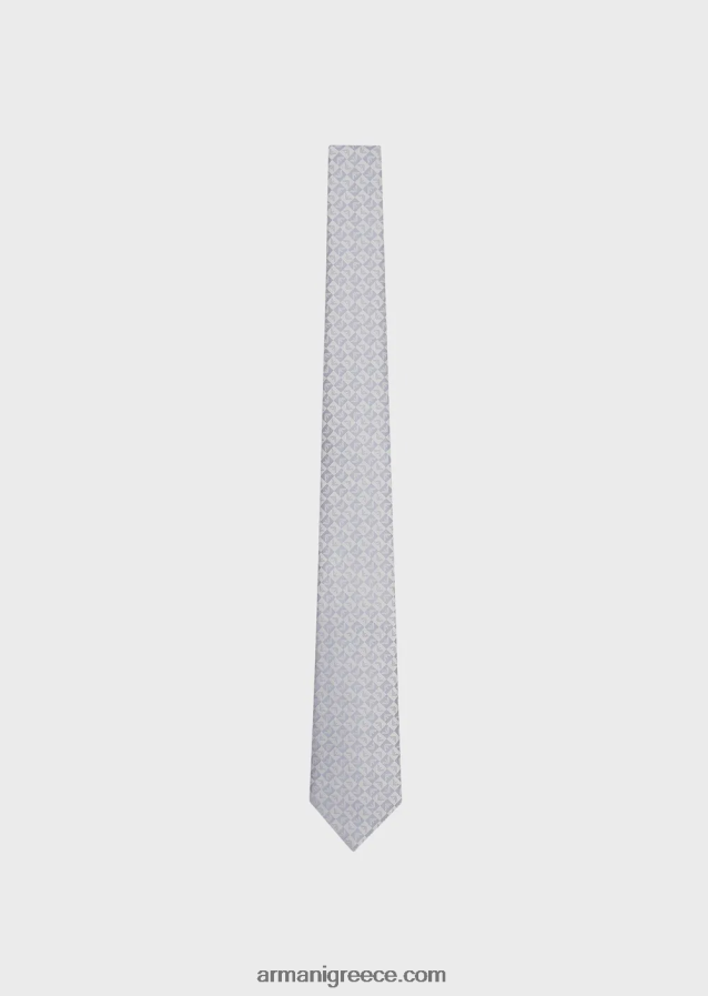 άνδρες Armani καθαρό μεταξωτό αετό και τσεκ ζακάρ γραβάτα 4046R62142