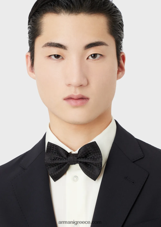 άνδρες Armani Οθωμανικό παπιγιόν από καθαρό μετάξι 4046R62153