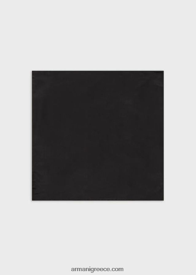 άνδρες Armani καθαρό μεταξωτό τετράγωνο τσέπης με μικρομοτίβο ζακάρ 4046R62157