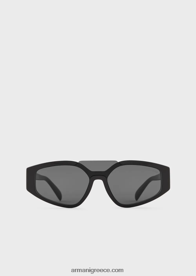 άνδρες Armani γυαλιά ηλίου ακανόνιστου σχήματος 4046R62264 μαύρος