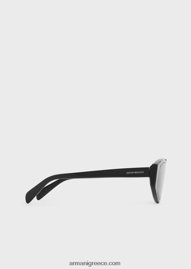 άνδρες Armani γυαλιά ηλίου ακανόνιστου σχήματος 4046R62264 μαύρος
