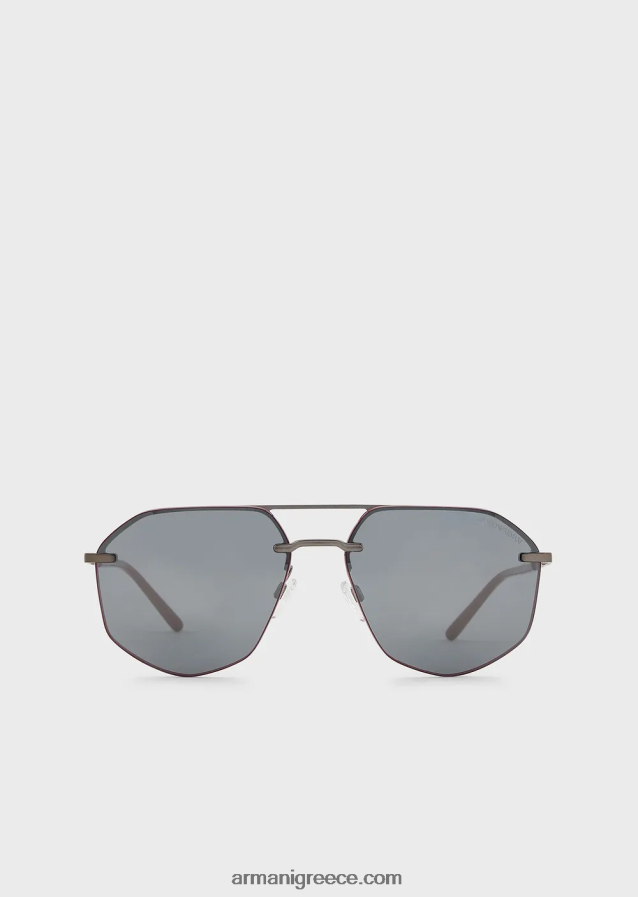άνδρες Armani γυαλιά ηλίου αεροπόρου 4046R62266