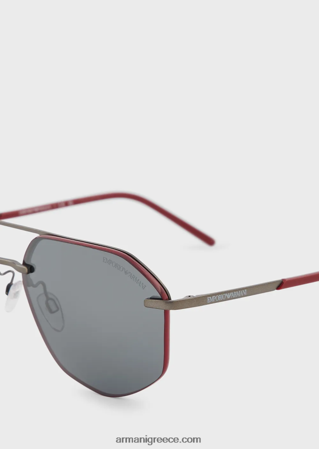 άνδρες Armani γυαλιά ηλίου αεροπόρου 4046R62266