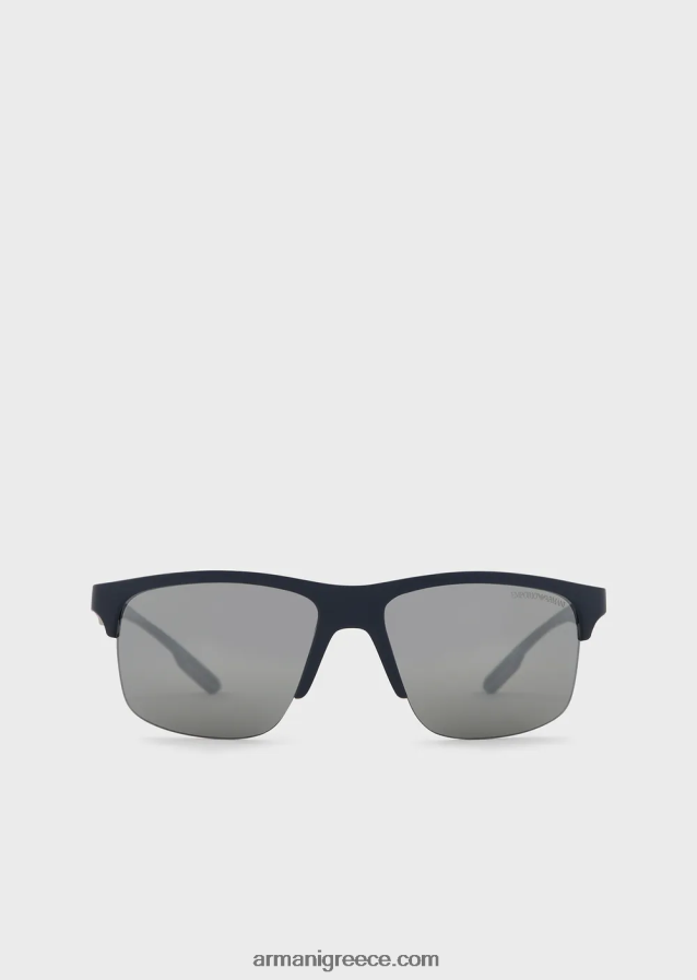 άνδρες Armani ορθογώνια γυαλιά ηλίου 4046R62270 ΠΟΛΕΜΙΚΟ ΝΑΥΤΙΚΟ