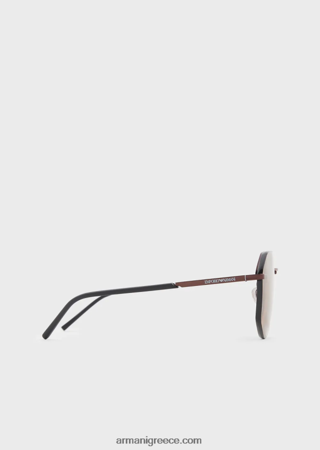 άνδρες Armani γυαλιά ηλίου αεροπόρου 4046R62282