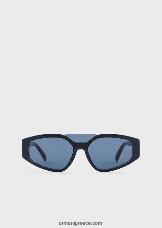 άνδρες Armani γυαλιά ηλίου ακανόνιστου σχήματος 4046R62292 ΠΟΛΕΜΙΚΟ ΝΑΥΤΙΚΟ