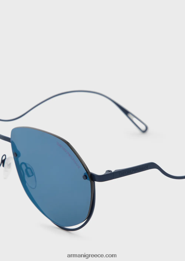 άνδρες Armani γυαλιά ηλίου αεροπόρου 4046R62295 μπλε