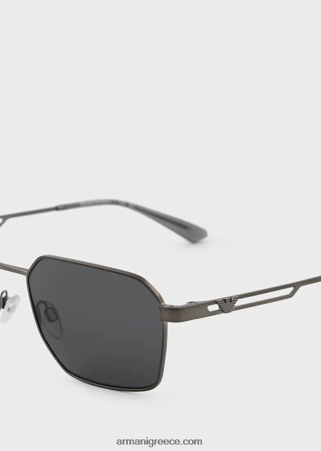 άνδρες Armani ορθογώνια γυαλιά ηλίου 4046R62302